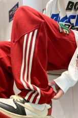 面料成分65棉35涤纶休闲裤男宽松条纹长裤D329-QM539-P55-控68，男装休闲裤，电商D329