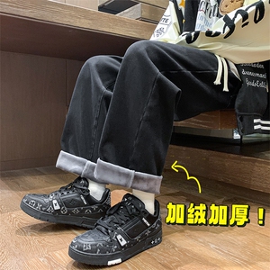 牛货库存！！！加绒加厚水洗牛仔裤男 A080-9291-常规P35加绒P45图片
