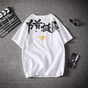 体桖男短袖夏季宽松ins男短袖t恤潮流丅恤新款大码TT31-P30图片