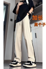 高个子加长男裤子夏季冰丝薄款休闲裤190cm115条纹运动裤KZ048P50，男装休闲裤，电商B312