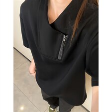 2026夏季新款270g华棉时尚V领短袖T恤DT6263特P25建议零售价68，男装T恤，电商A001