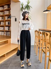 卫裤有两色3个码，女装休闲裤，藻姿 ZAOZI