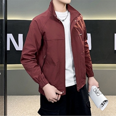 春季夹克上衣外套立领黑色JK8508-P85，男装夹克，星座1012-1