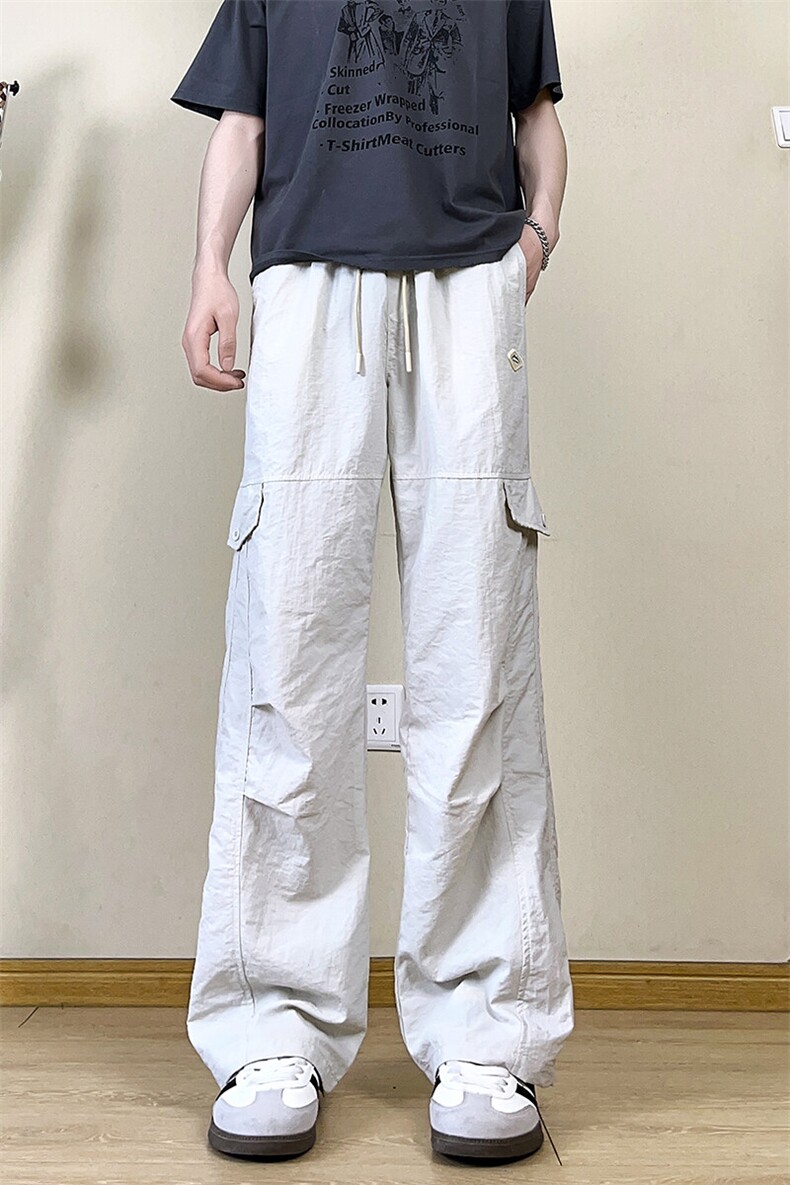 A178三防面料2025新款工装裤宽松直筒XK309P45限价78,男装休闲裤,电商A178