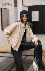 秋季新品韩版皮衣，女装皮衣，宾珏