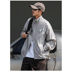 W10095-P40网图现货美式复古工装防晒衣夹克休闲上衣外套，男装防晒衣，星座1608-2