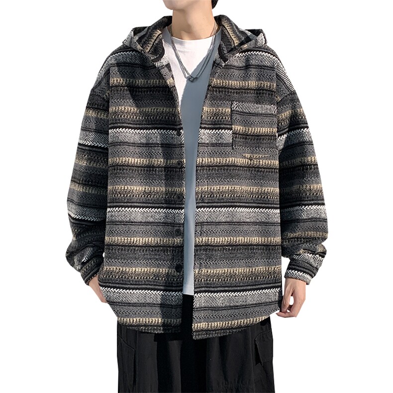 春秋季开衫美式小外套男女同款新款美式夹克XZ102B-1-J272P65,男装夹克,星座102B-1