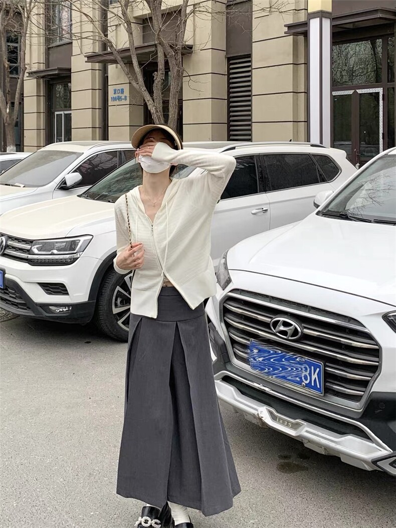 时尚优雅女士羊毛连帽拉链开衫百搭显瘦气质外套,女装羊毛衫,圣旺供货