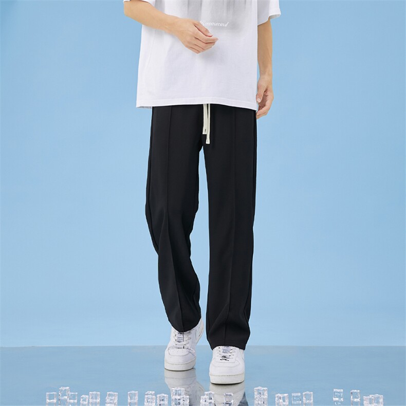 宽松直筒男装冰丝裤子CK226 P45图片