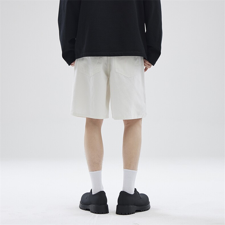 夏季潮流直筒牛仔短裤宽松休闲五分裤A161-D2203-P43控58元,男装牛仔裤,电商A161