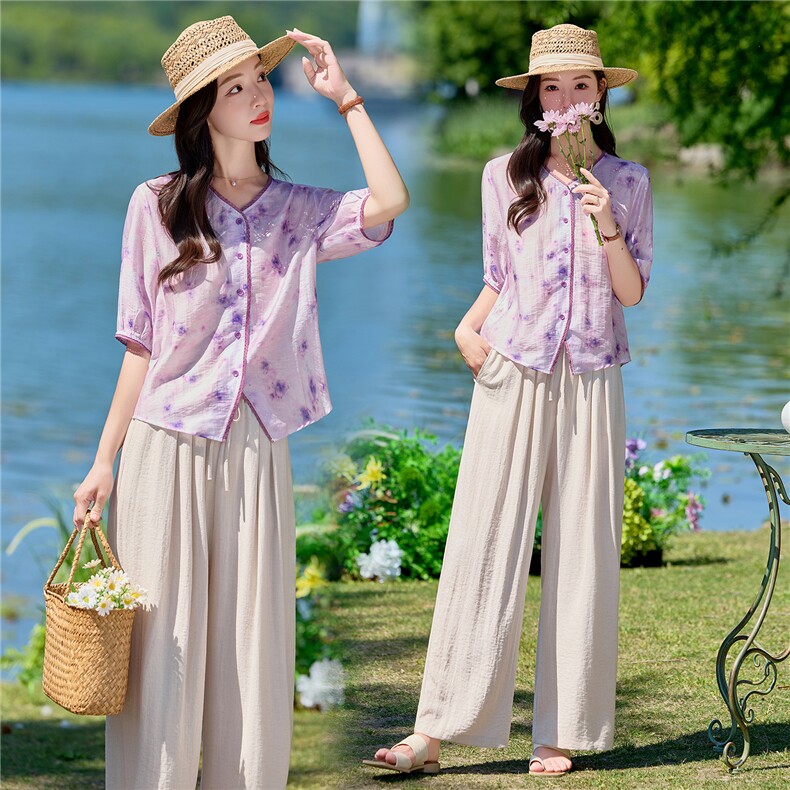 现货.新品2026年夏季时尚品质女士两件套套装,女装套装/套裙,依万里