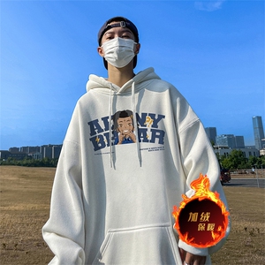 500克重磅秋冬美式加绒加厚卫衣外套 DL156常规特P35绒特P40图片