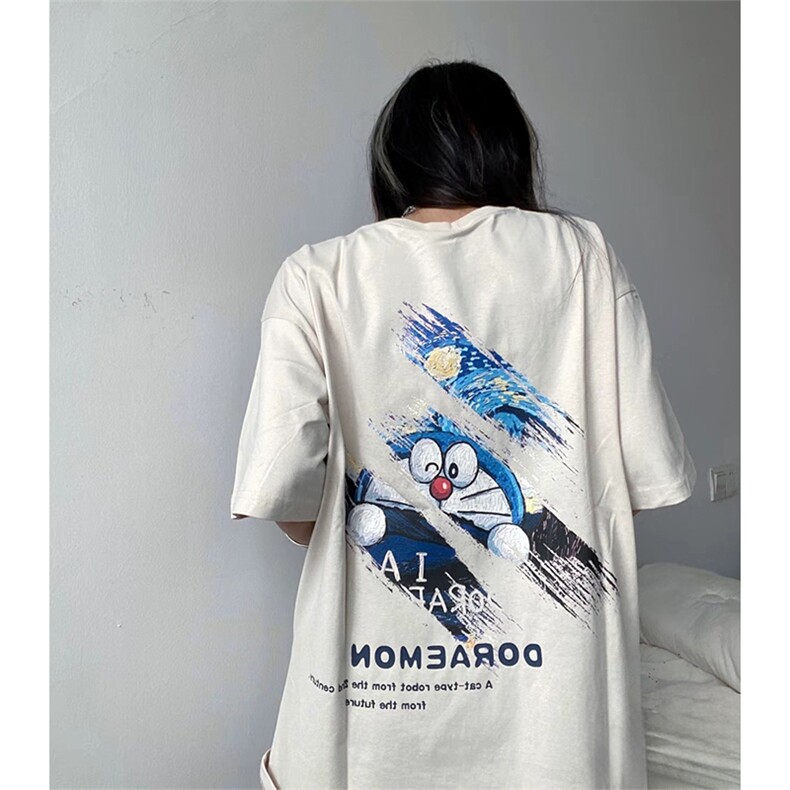 抖音得物供货210克现货宽松纯棉美式潮牌印花落肩袖纯棉T恤AT2154,男装T恤,电商A443