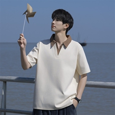 夏季大码公版拼色翻领POLO衫男休闲，男装Polo衫，星座1107-1