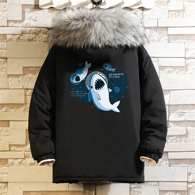 MM48212-P130冬季大毛领衣男士大码加厚袄男服砖墙,男装棉衣,电商A040A