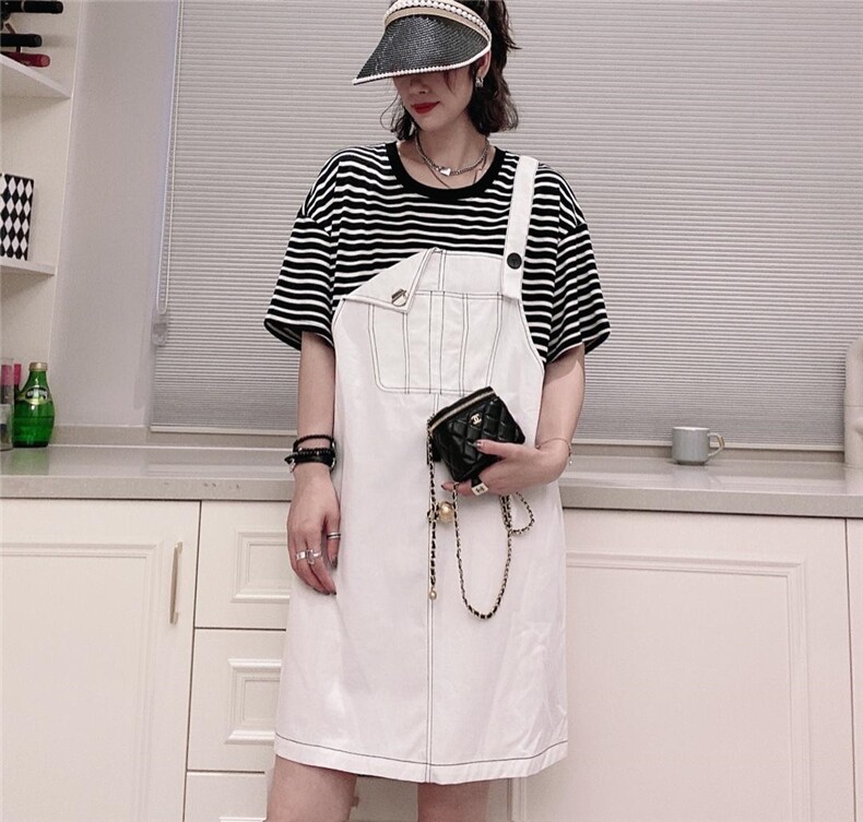 假二件套连衣裙，女装连衣裙，可纳奇