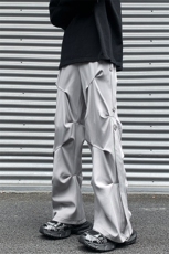 8XL-M休闲裤男春夏加肥加大码西裤高街显瘦拖地裤9026p68控88，男装休闲裤，电商D206-1