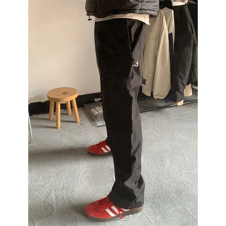 【有货】XXK324CC-特P40三角标裤子男女直筒宽松休闲裤,男装休闲裤,星座1007（原301D）