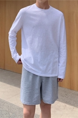 XZ1202-A260-P35数据款韩版轻奢风冰丝坠感长袖薄款T恤男，男装T恤，星座1602（原101B）
