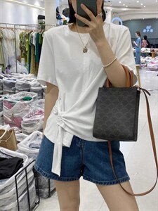 夏季新款，飘带T恤，女装T恤，月光水岸