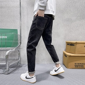 2025春季新款牛仔裤 男士高品质修身牛仔裤简约时尚潮901D2908P58,男装牛仔裤,星座901