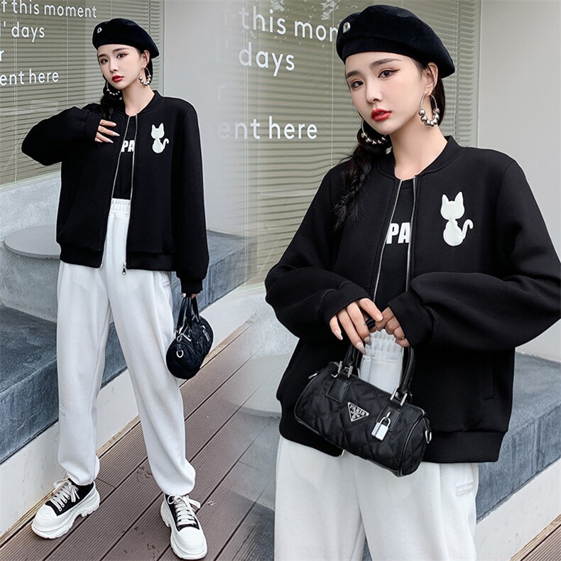 现货2025新款春秋季棒球服女设计感小众春装棒球夹克外套春,女装短外套,天丽