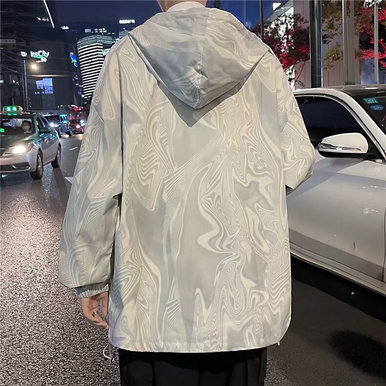 港风灯芯绒外套男生春秋季休闲百搭高级设计感潮牌宽松夹克上衣服,男装夹克,星座1210-1