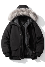 3000件现货可脱卸毛领S-5XL大码涤纶棉衣男MY77917P138控198，男装棉衣，星座226-2