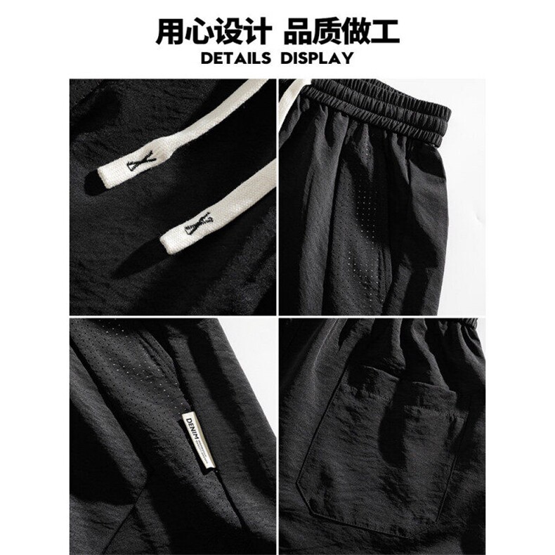 美式新款宽松夏季速干弯刀裤休闲直筒长裤A436-2556-P35,男装休闲裤,电商A436