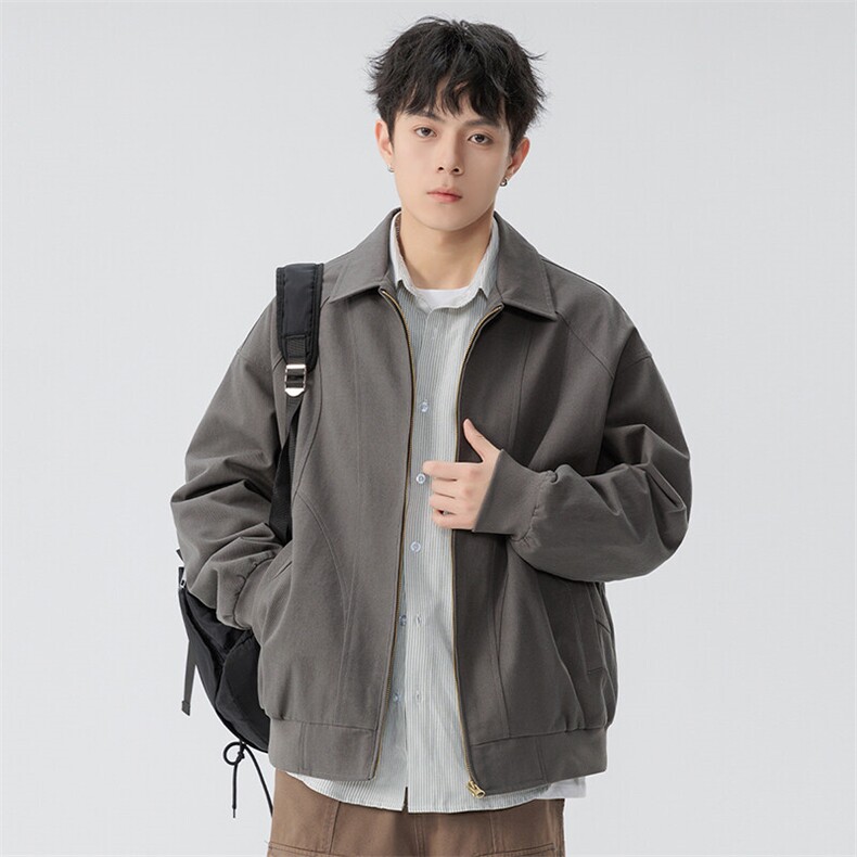 新款休闲纯棉夹克衫,男装夹克,星座1106-2（原1111B）