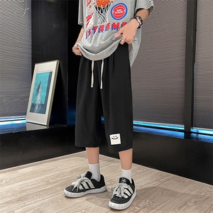 冰丝七分裤男大码速干短裤男五分裤 车景风格 QK72316-P25图片