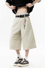 XZ616夏季薄款缉明线不规则活页休闲七分裤LM190特P40控78，男装牛仔裤，星座512A（原616）