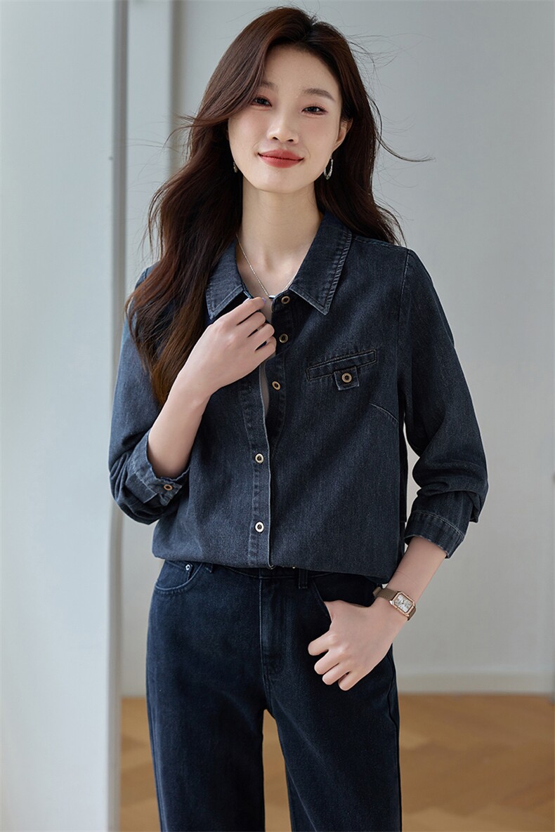 时尚百搭宽松牛仔外套女韩版显瘦长袖上衣春季新款潮流女装,女装牛仔外套,韩派