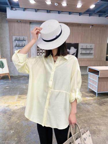 现货，夏季新款，糖果色欧货天丝棉衬衫。，女装衬衫，TINA