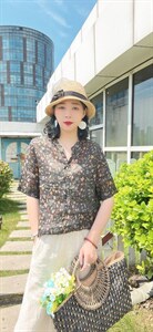 纯苎连衣裙小衫裤子裙子衬衣 时尚风 风淑女风休闲风,女装连衣裙,川哲