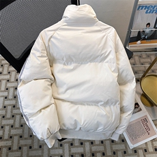 美式立领棉服外套冬季新款宽松休闲条纹外套，男装棉衣，星座410-7