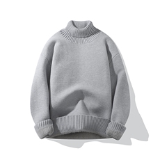 纯色高领针织毛衣男A367M2403特P35M2403JR加绒特P45，男装针织衫/毛衣，电商A367