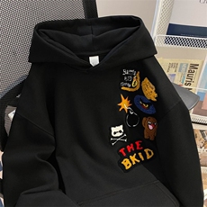 万针刺绣结构设计重磅秋冬全棉高品质美式高街连帽卫衣外套Y7802，男装卫衣，电商A486