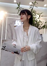 新款！欧货纯色醋酸面料棒球服外套，其它，瑟拉·女人缘