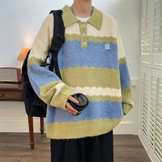 美式毛衣男慵懒风休闲针织衫M5613P50，男装针织衫/毛衣，星座1116-2