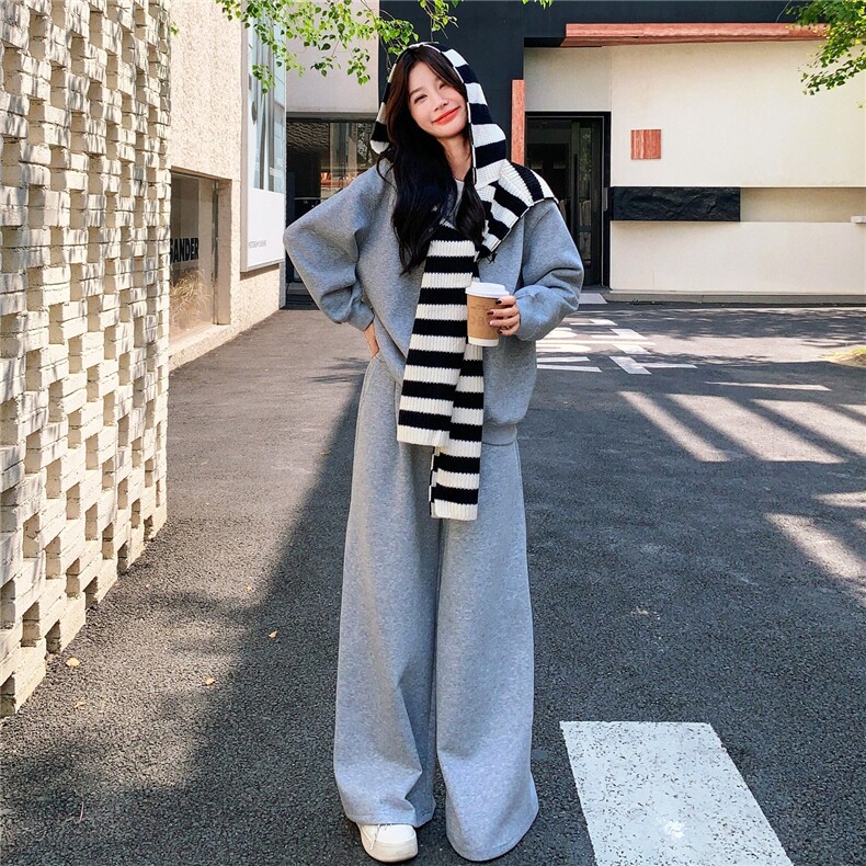 【现货】学院风假两件卫衣套装D2145-Y8825-P175-控258,女装套装/套裙,2D145