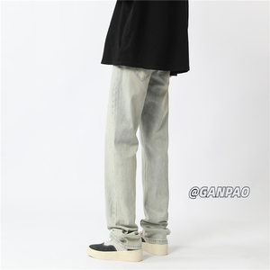 弹力巨大抖音可送样上门薄款美式高街牛仔裤A061-JM1950-P50控68图片