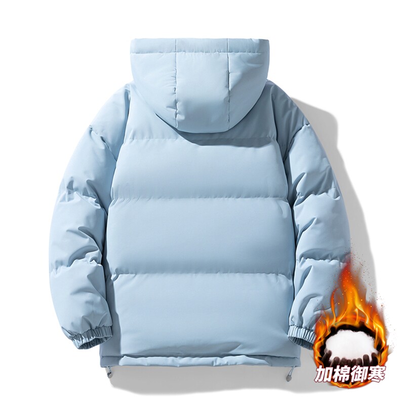冬季宽松连帽棉衣简约百搭保暖加厚面包棉服情侣袄子MY8555-P60特,男装棉衣,星座610（原A335）