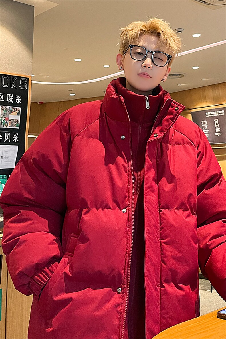 得物二开立领假两件石墨烯内里棉服棉衣外套9088特P85控118,男装棉衣,电商A309