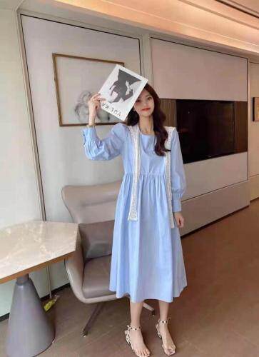 新款韩版两件套连衣裙，女装连衣裙，莎咔