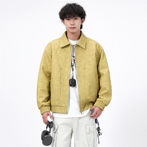 得物二开 简约经典高级休闲百搭潮夹克外套男2025秋季JK1243-P90图片