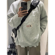 【有货】刺绣破坏设计毛衣针织衫MY2233特P51，男装针织衫/毛衣，星座908-1