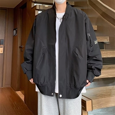 秋款男夹克机车立领工装拉链口袋休闲外套JK0659P65，男装夹克，星座1013-1