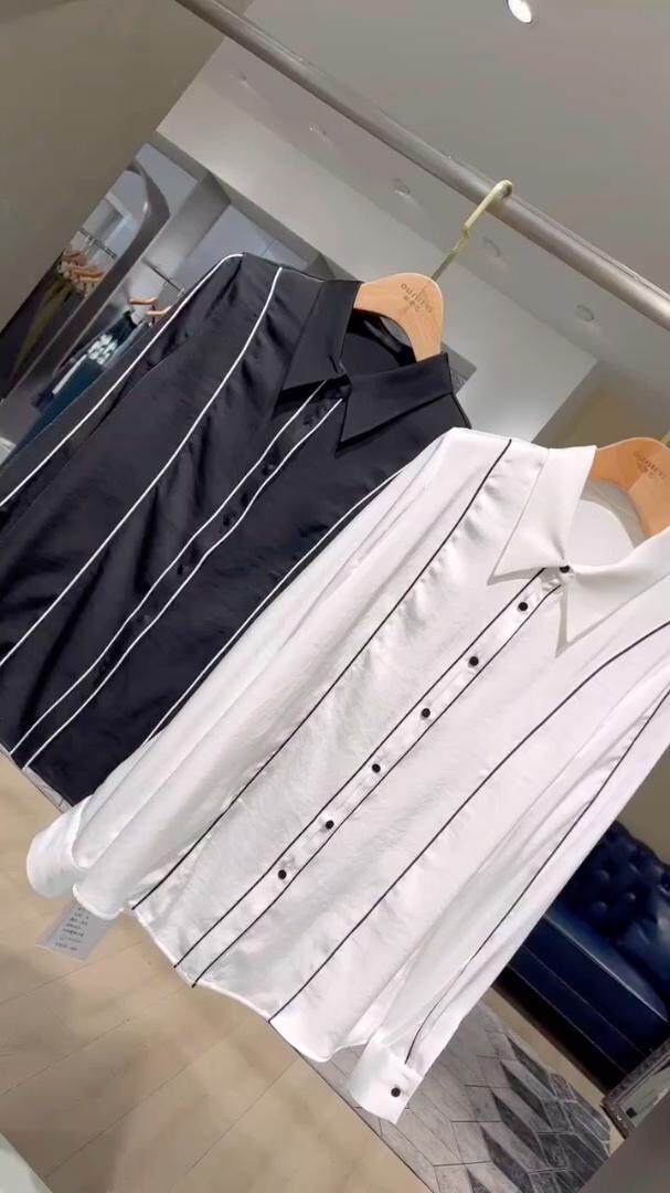 春装新款通勤气质黑白滚边，其它，可艺尚