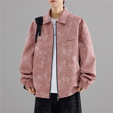 PU皮夹克外套棒球服JK8818-P85，男装夹克，星座223（原229-2）
